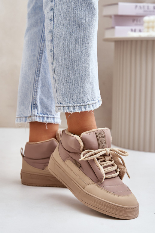 nööpidega lumesaapad Pealiste omad Big Star OO274A532 beeži värvi nööpidega lumesaapad Pealiste omad Big Star OO274A532 beeži värvi