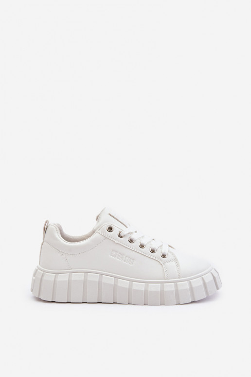 voodriga Sneakers tüüpi jalanõud Pealiste omad Big Star MM274616 valget värvi voodriga Sneakers tüüpi jalanõud Pealiste omad Big Star MM274616 valget värvi