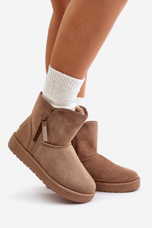 nööpidega lumesaapad Pealiste omad Big Star OO274A165 beeži värvi