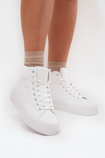 voodriga naiste saapad platvormiga Big Star OO274794 valget värvi