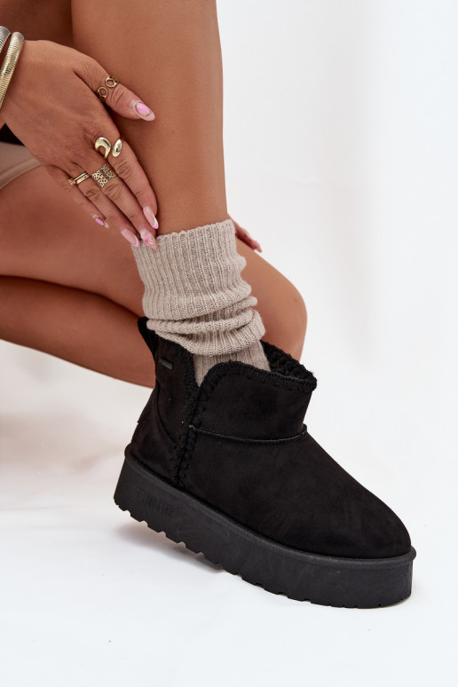 nööpidega lumesaapad Pealiste omad platvormigaPrzeszyciami Big Star SS274128 msuud