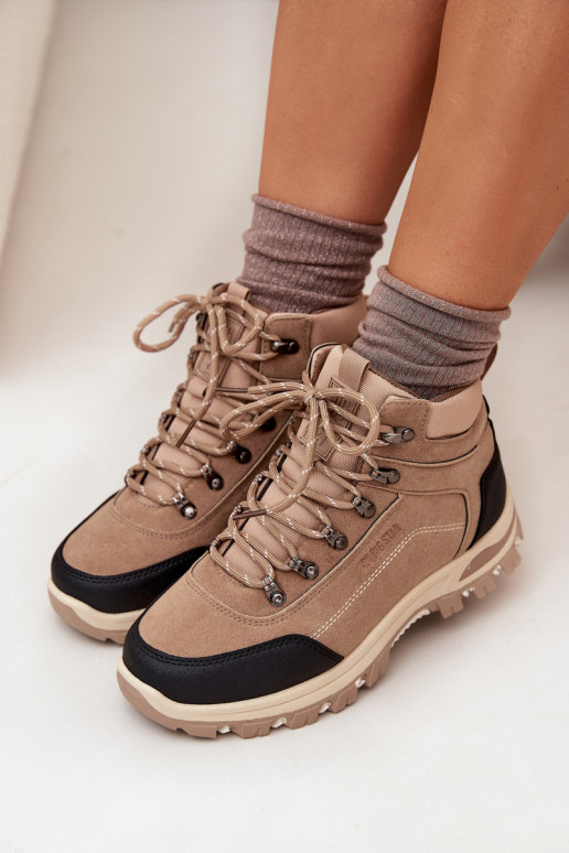 matkasaapad Pealiste omad Big Star SS274095 beeži värvi matkasaapad Pealiste omad Big Star SS274095 beeži värvi