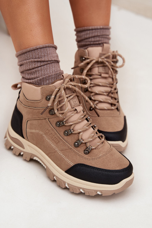 matkasaapad Pealiste omad Big Star SS274095 beeži värvi matkasaapad Pealiste omad Big Star SS274095 beeži värvi