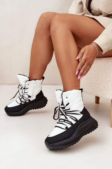 nööpidega lumesaapad Pealiste omad Lossi juurde Big Star SS274060 Valget-msuud