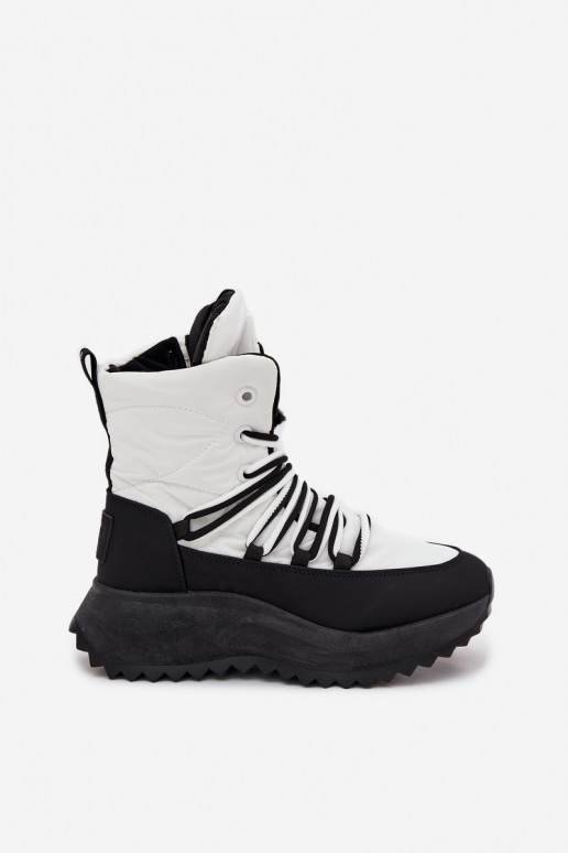 nööpidega lumesaapad Pealiste omad Lossi juurde Big Star SS274060 Valget-msuud