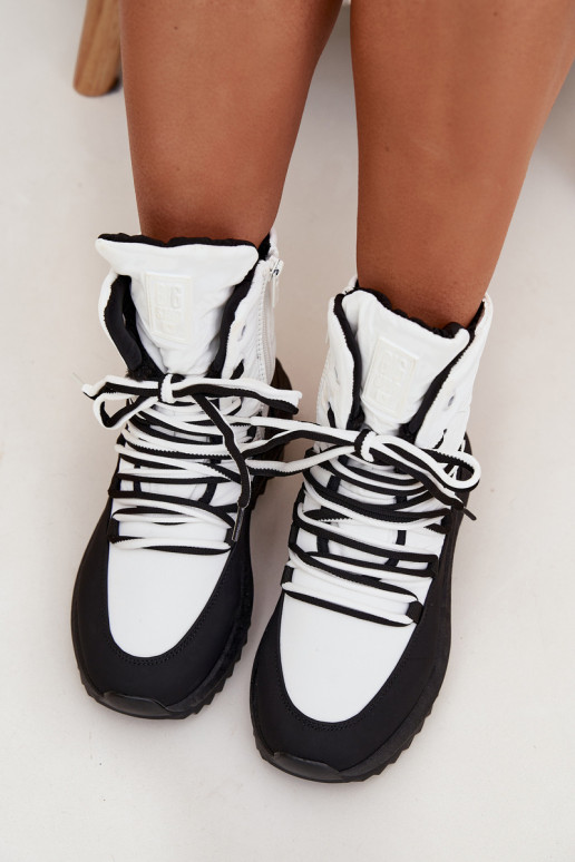 nööpidega lumesaapad Pealiste omad Lossi juurde Big Star SS274060 Valget-msuud