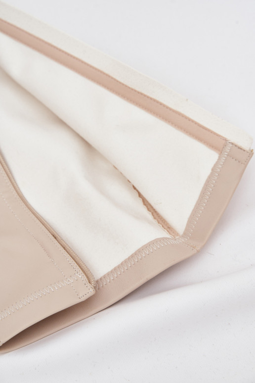 Naiste pikad saapad kontsade ja platvormiga elevandiluust Yavira