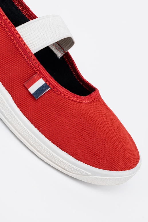 Valgus Punane kingad z paindlikm paskiem