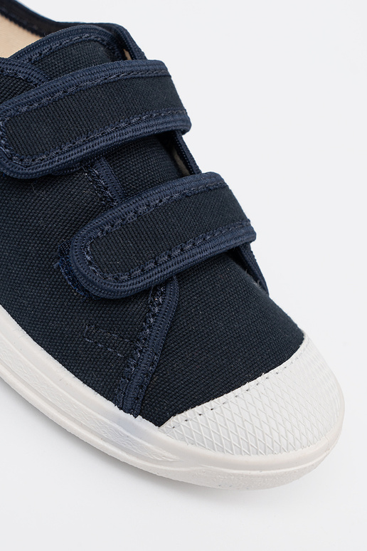 tumesinist värvi kingad laste omad Velcroy