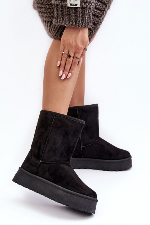 Pealiste omad nööpidega lumesaapad karusnahaga msuud Abrams