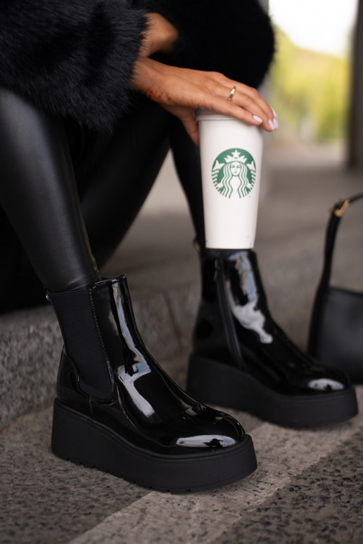 Laque Pealiste poolsaapad platvormiga I Koturnie voodriga msuud INloedia