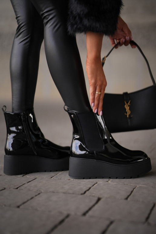 Laque Pealiste poolsaapad platvormiga I Koturnie voodriga msuud INloedia