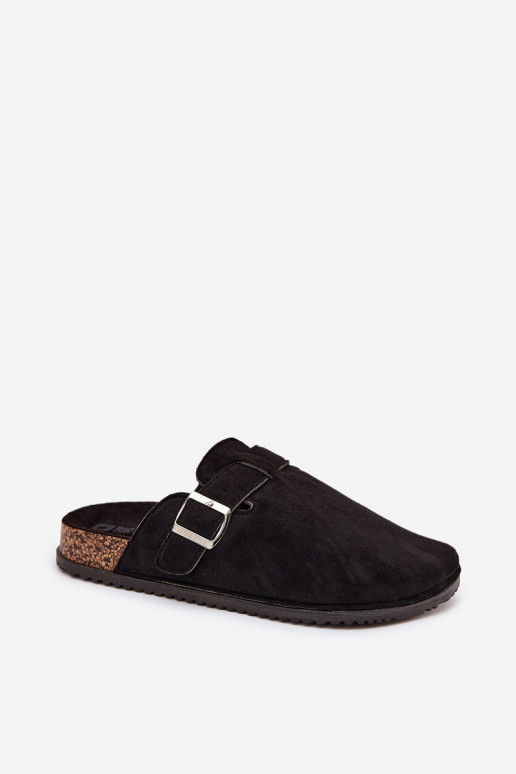 Sussid Puukingad Pealiste omad Korkosissea platvormil Hõbedat värvi neetide ja pandlaga Big Star SS274736 msuud