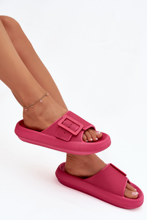 naiste plätud Kerged rannaplätud platvormiga neetide ja pandlaga Big Star RR274A583 tumeroosad värvi