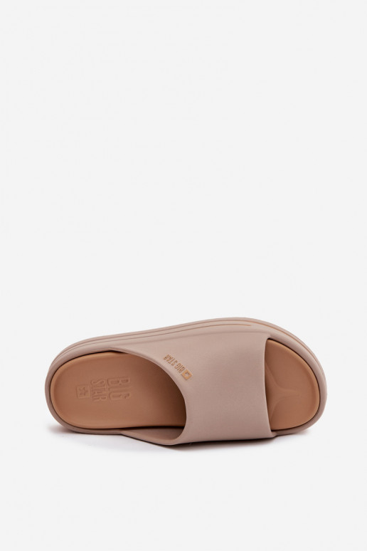 naiste plätud platvormiga Big Star SS274424 beeži värvi