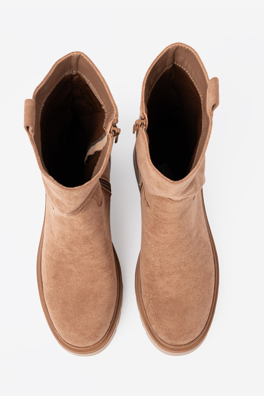 Minimalistyczne lumesaapad kamelosissee z miękkiego zamszu Minimalistyczne lumesaapad kamelosissee z miękkiego zamszu