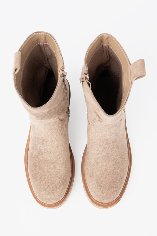 Minimalistyczne lumesaapad beež z miękkiego zamszu Minimalistyczne lumesaapad beež z miękkiego zamszu