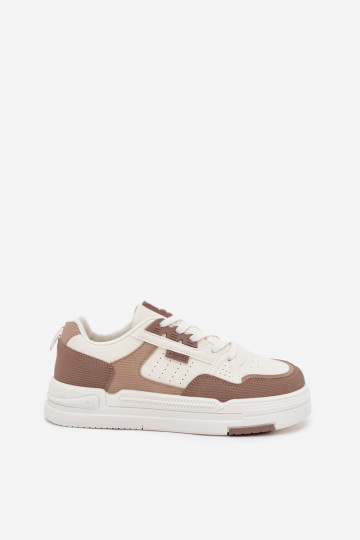 Kreemja värvi sneakers stiilis kingad platvormiga Big Star OO274A151 2