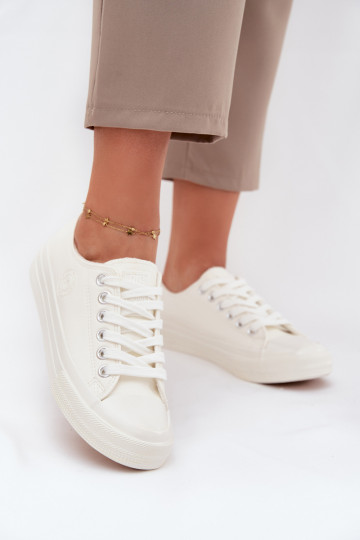 voodriga Sellel ondal naiste saapad Big Star OO274927 valget värvi 2