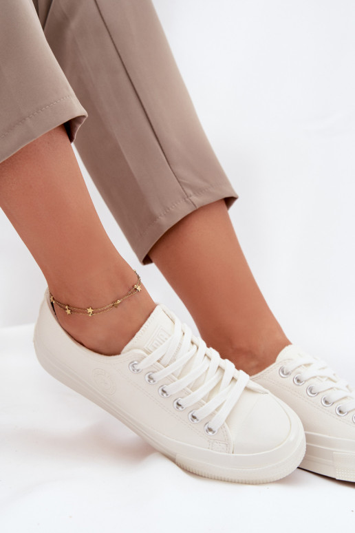 voodriga Sellel ondal naiste saapad Big Star OO274927 valget värvi