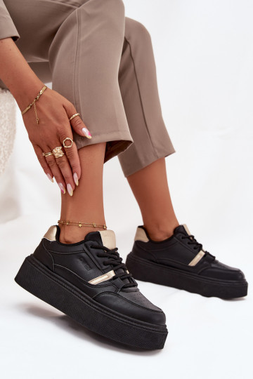 Pealiste omad Sneakers tüüpi jalanõud platvormiga Big Star SS274360 msuud