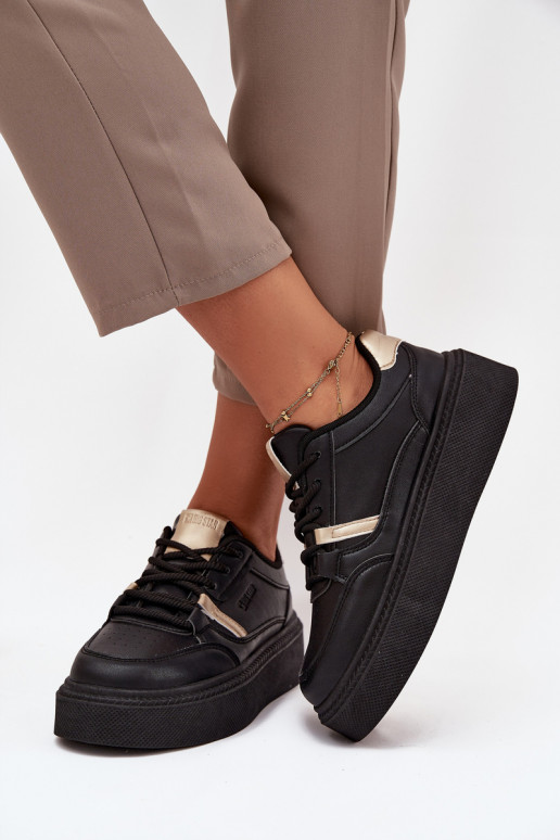 Pealiste omad Sneakers tüüpi jalanõud platvormiga Big Star SS274360 msuud