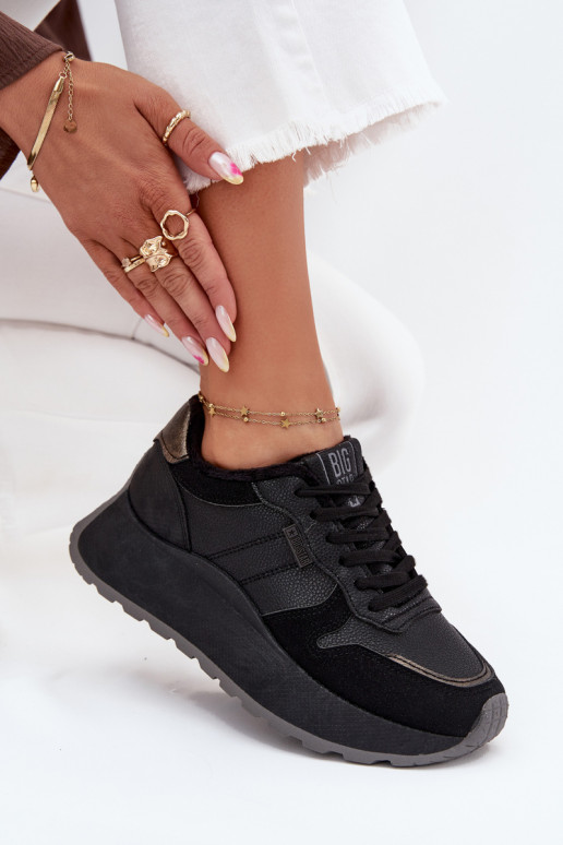 voodriga Sneakers tüüpi jalanõud Pealiste omad platvormiga Big Star SS274007 HI-POLY SYSTEM msuud