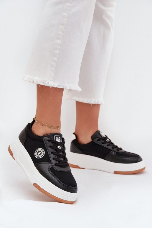 Sneakers tüüpi jalanõud Pealiste omad platvormiga Big Star RR274573 HI-POLY SYSTEM msuud