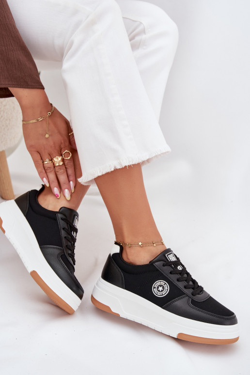 Sneakers tüüpi jalanõud Pealiste omad platvormiga Big Star RR274573 HI-POLY SYSTEM msuud