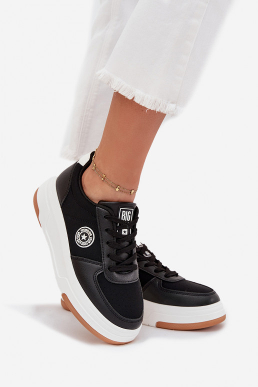 Sneakers tüüpi jalanõud Pealiste omad platvormiga Big Star RR274573 HI-POLY SYSTEM msuud