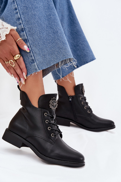 madalad naistesaapad laiade nööridega Koos Ornate Detalem voodriga msuud Cylira