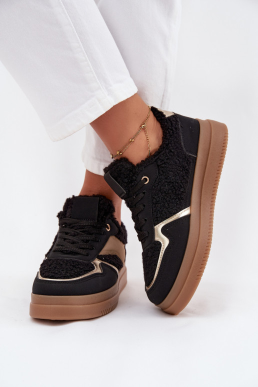 Sneakers tüüpi jalanõud Pealiste omad platvormiga karusnahaga Typu Baranek msuud Frelina Sneakers tüüpi jalanõud Pealiste omad platvormiga karusnahaga Typu Baranek msuud Frelina