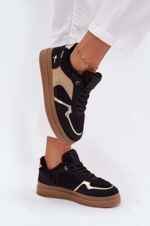 Sneakers tüüpi jalanõud Pealiste omad platvormiga karusnahaga Typu Baranek msuud Frelina Sneakers tüüpi jalanõud Pealiste omad platvormiga karusnahaga Typu Baranek msuud Frelina