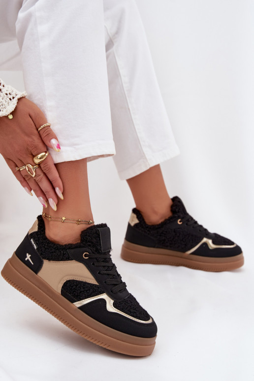 Sneakers tüüpi jalanõud Pealiste omad platvormiga karusnahaga Typu Baranek msuud Frelina Sneakers tüüpi jalanõud Pealiste omad platvormiga karusnahaga Typu Baranek msuud Frelina