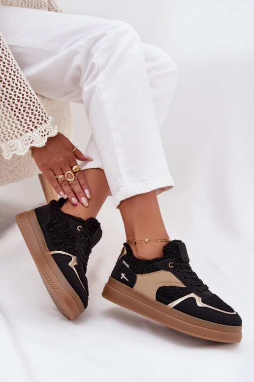 Sneakers tüüpi jalanõud Pealiste omad platvormiga karusnahaga Typu Baranek msuud Frelina Sneakers tüüpi jalanõud Pealiste omad platvormiga karusnahaga Typu Baranek msuud Frelina