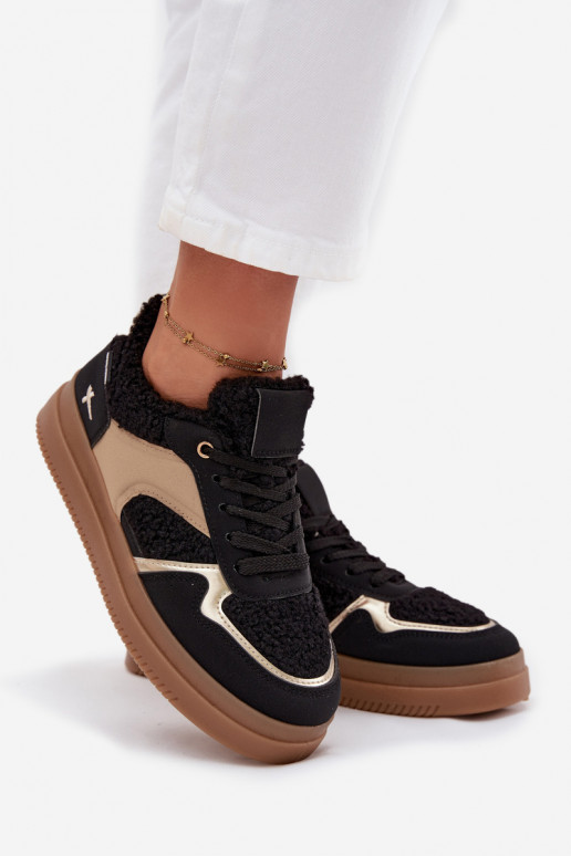 Sneakers tüüpi jalanõud Pealiste omad platvormiga karusnahaga Typu Baranek msuud Frelina Sneakers tüüpi jalanõud Pealiste omad platvormiga karusnahaga Typu Baranek msuud Frelina