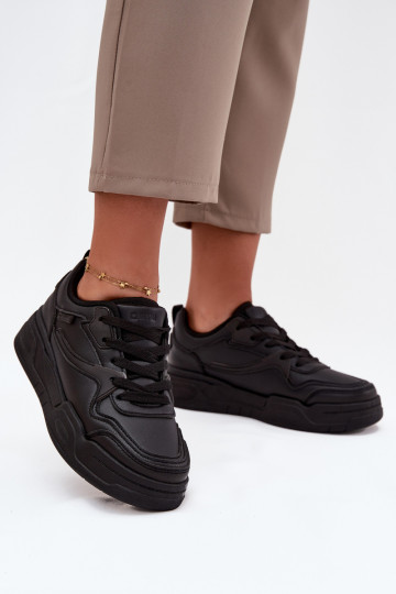 Naistel mustad Sneakers mudel kingad platvormiga Big Star SS274589 HI-POLY SYSTEM 2