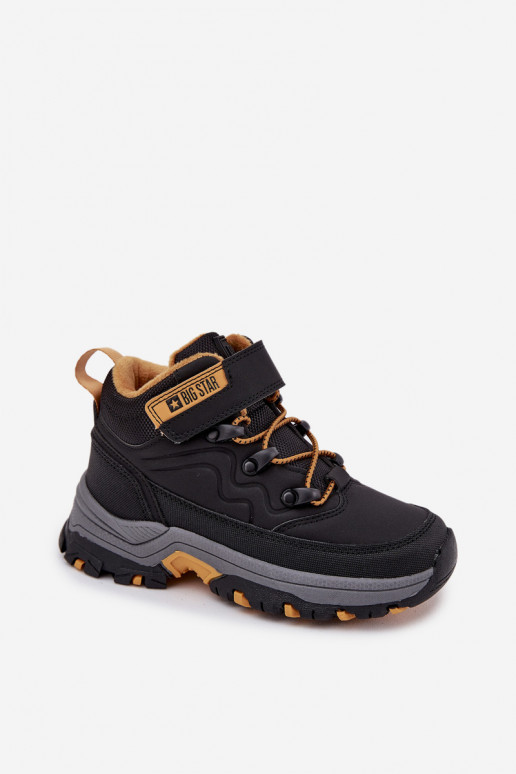 jalanõud nööpidega lumesaapad Laste jalanõud krõpsudega kinnitatav Big Star SS374013 msuud