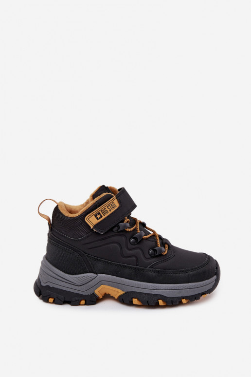 jalanõud nööpidega lumesaapad Laste jalanõud krõpsudega kinnitatav Big Star SS374013 msuud