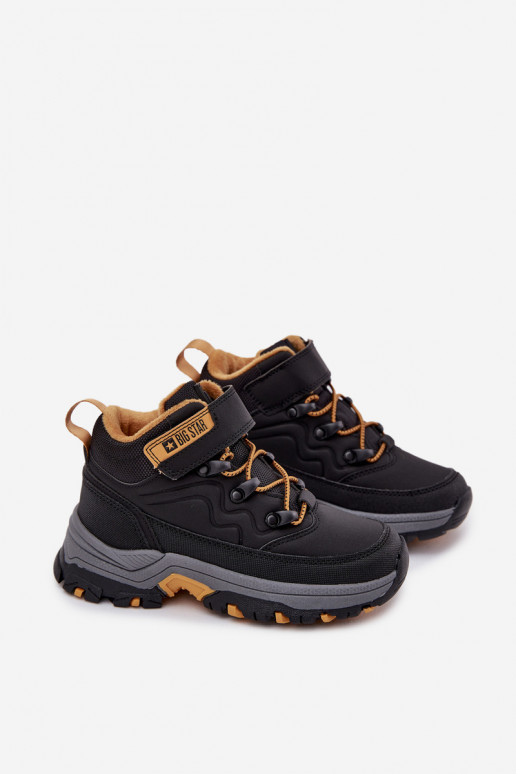 jalanõud nööpidega lumesaapad Laste jalanõud krõpsudega kinnitatav Big Star SS374013 msuud