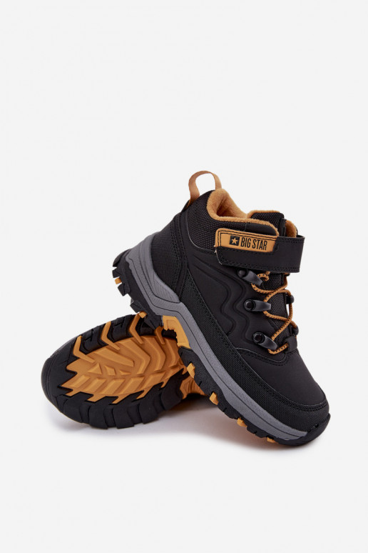 jalanõud nööpidega lumesaapad Laste jalanõud krõpsudega kinnitatav Big Star SS374013 msuud