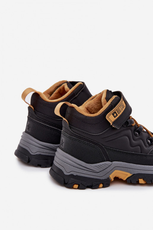 jalanõud nööpidega lumesaapad Laste jalanõud krõpsudega kinnitatav Big Star SS374013 msuud