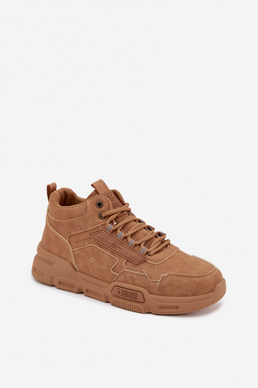 Sneakers tüüpi jalanõud meeste omad Big Star SS174281 HI-POLY SYSTEM pruunid värvi