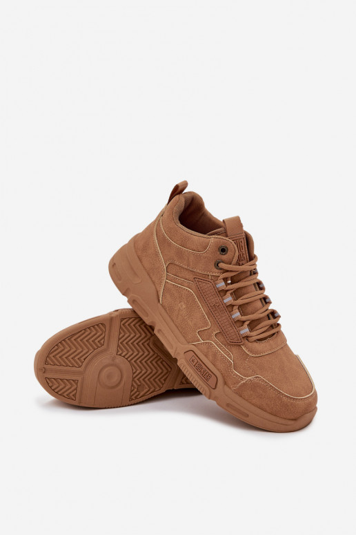 Sneakers tüüpi jalanõud meeste omad Big Star SS174281 HI-POLY SYSTEM pruunid värvi