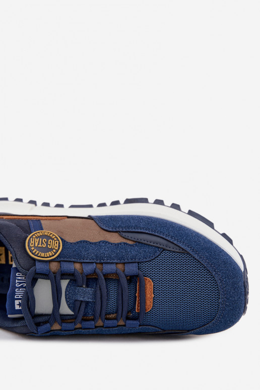 spordijalatsid Sneakers tüüpi jalanõud meeste omad Big Star RR174279 HI-POLY SYSTEM tumesinist värvi