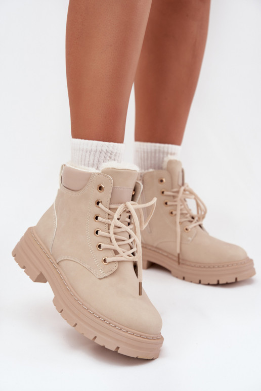 jalanõud Pealiste omad voodriga karusnahaga Lossi juurde Elevandiluu värvi Tharika