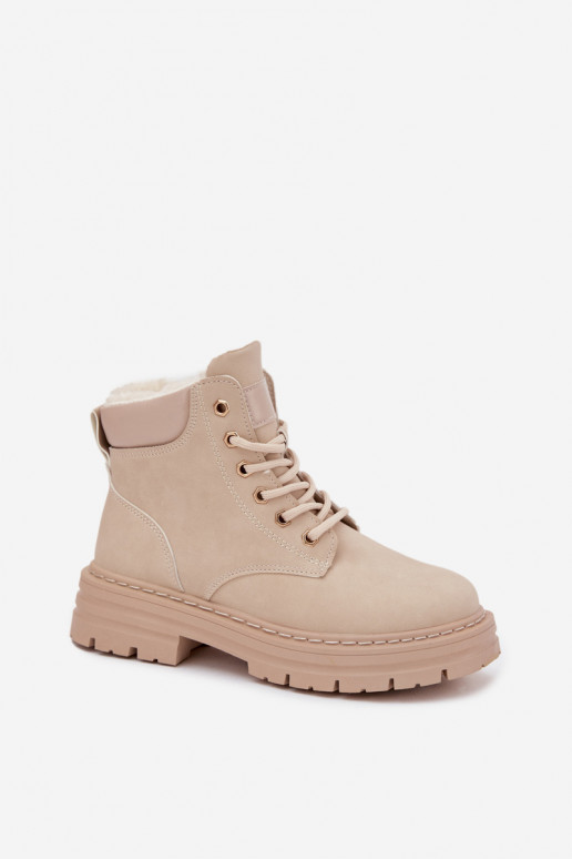 jalanõud Pealiste omad voodriga karusnahaga Lossi juurde Elevandiluu värvi Tharika