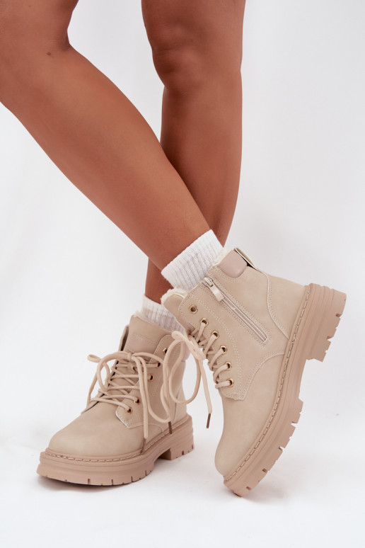 jalanõud Pealiste omad voodriga karusnahaga Lossi juurde Elevandiluu värvi Tharika