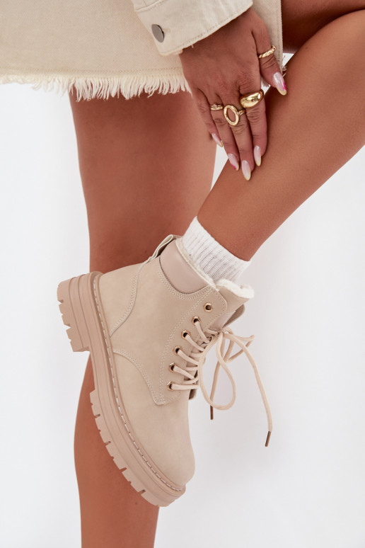 jalanõud Pealiste omad voodriga karusnahaga Lossi juurde Elevandiluu värvi Tharika