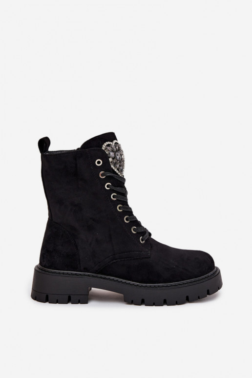 saapad Ehete kaunistusega voodriga Eco Suedeosissee msuud Miryssa